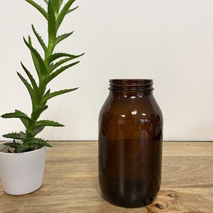 Jar en verre ambré - 500 ou 250 ml